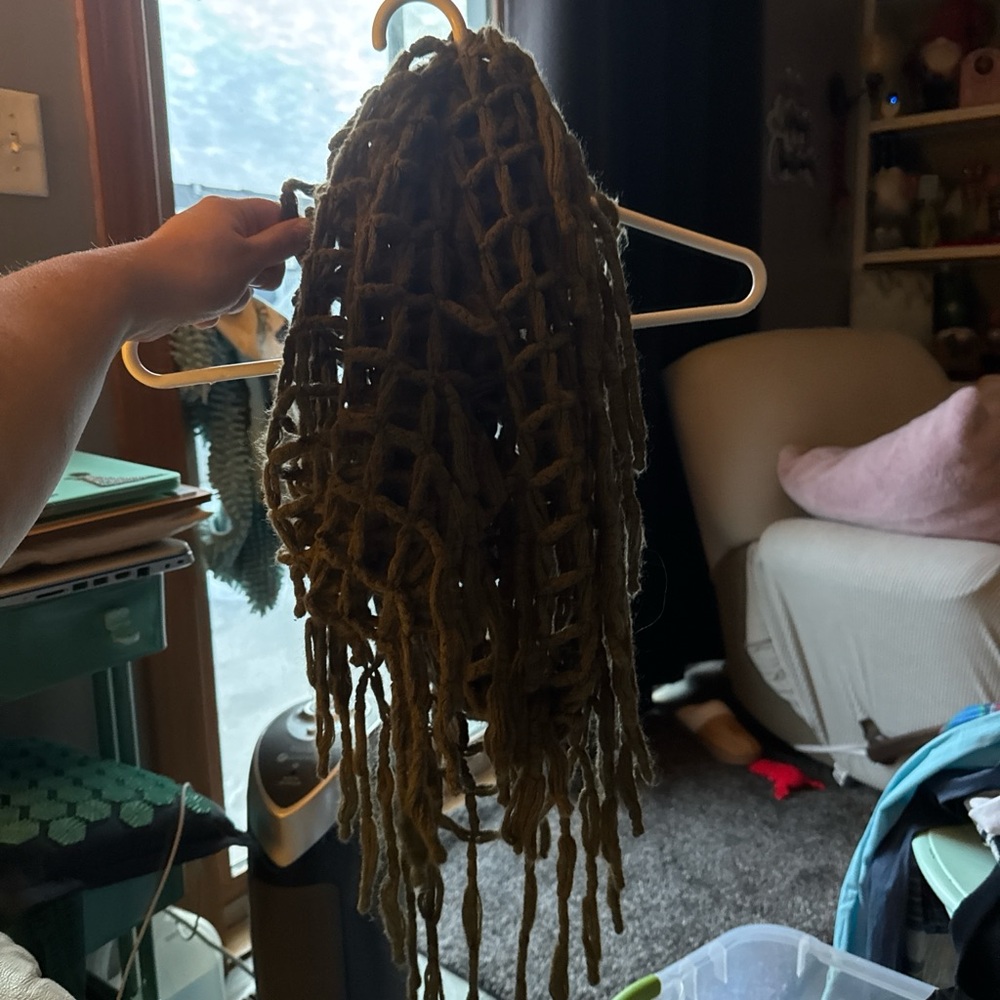 American Eagle Outfitters Olive Green Net Scarf